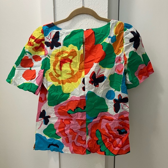 Jcrew flower print blouse - Picture 3 of 4